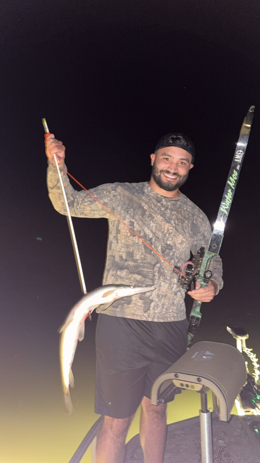 Gar on the arrow - night shot