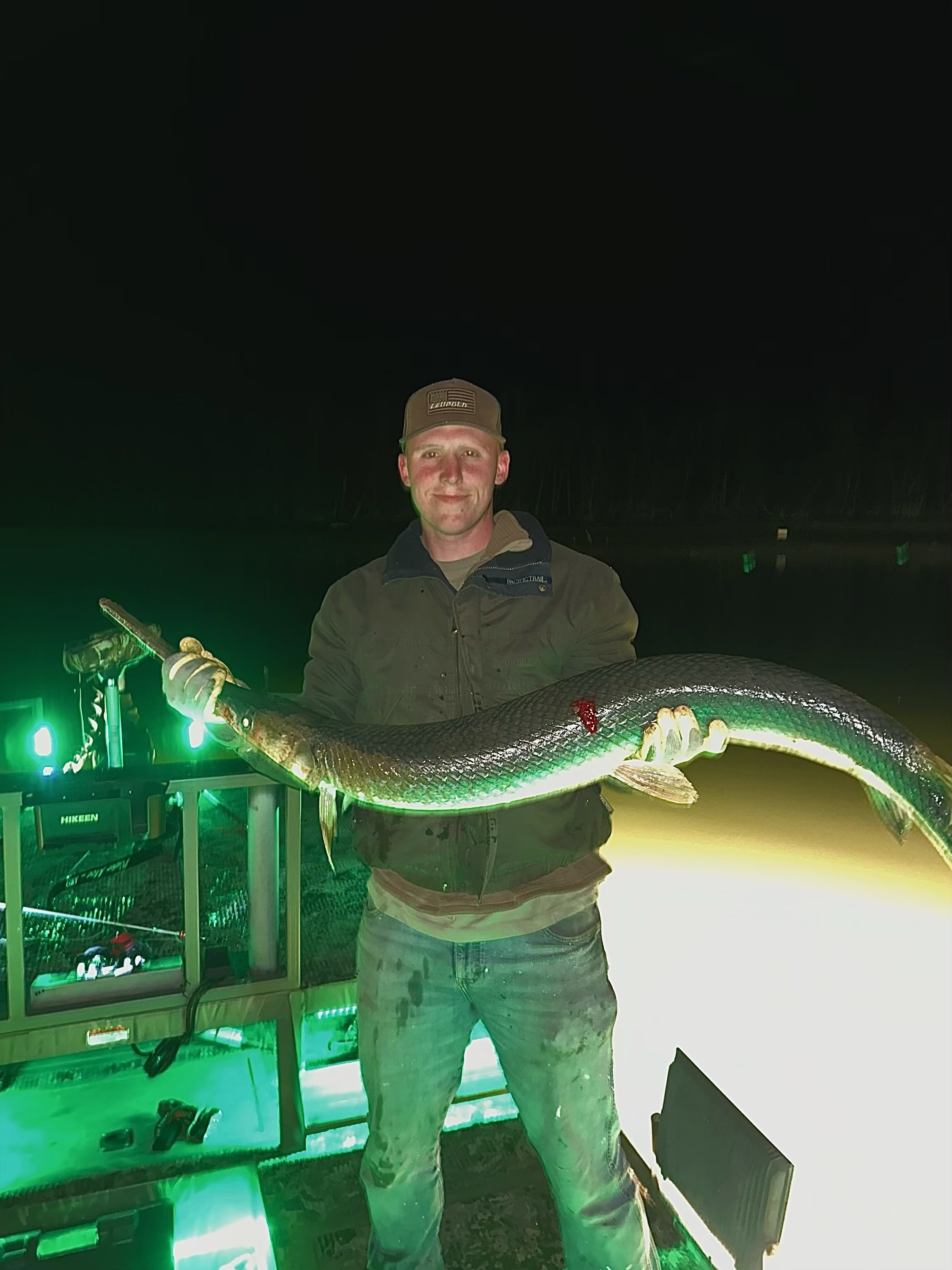 Giant gar catch Arkansas waters