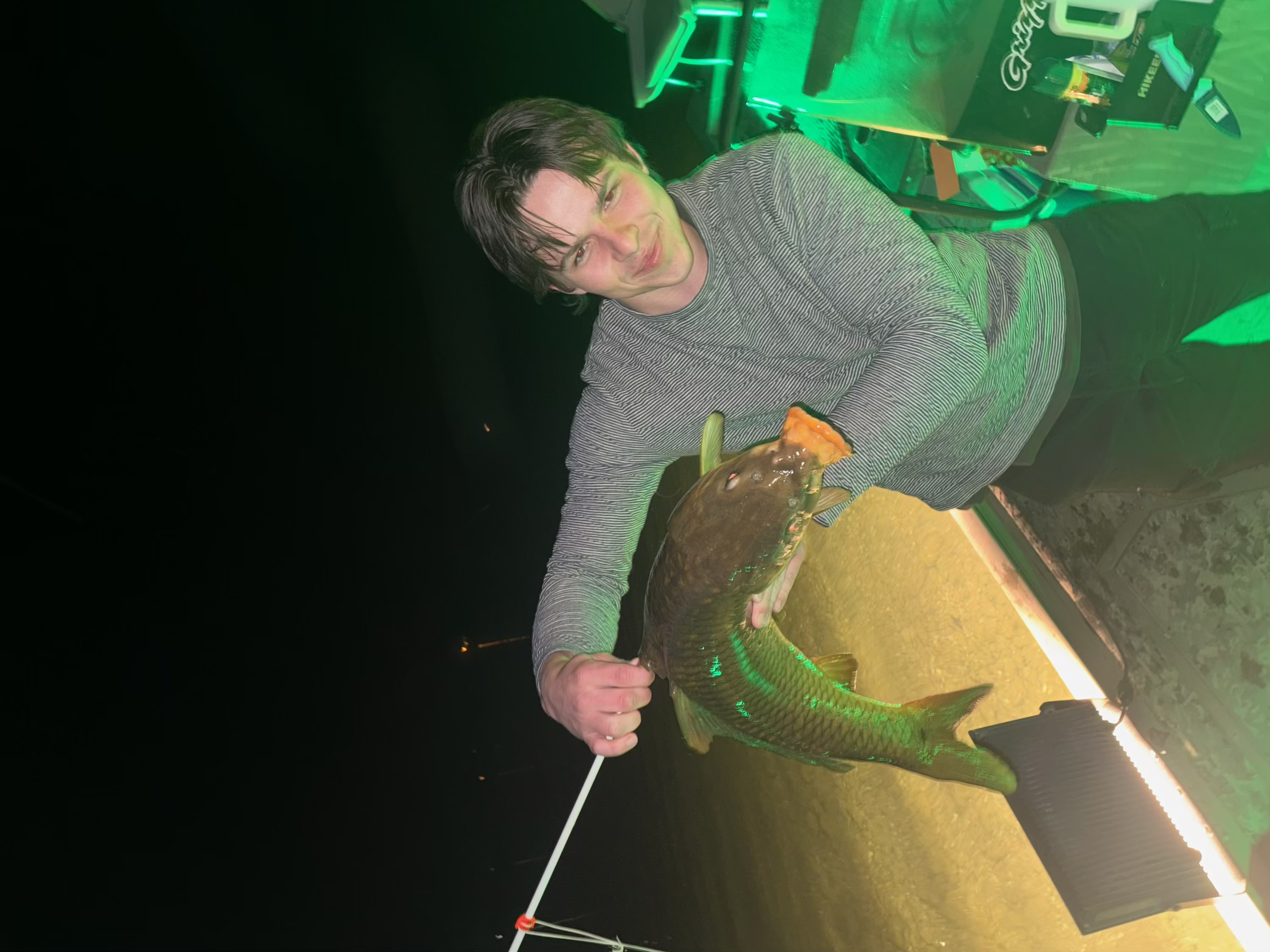 Night bowfishing Top Deck